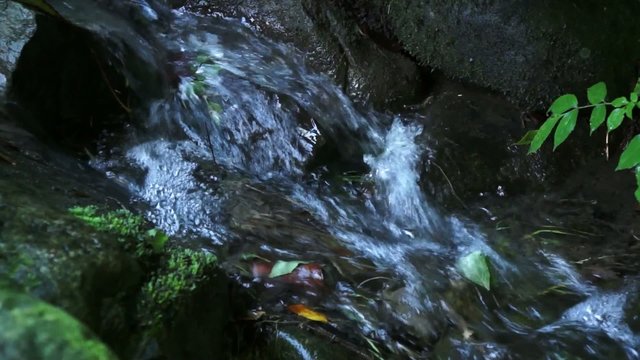 Wasserfall im Steingarten