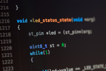 C computer language source code