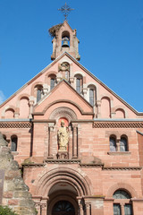 Fototapeta premium Chapelle Saint-Léon IX, Eguisheim, Haut Rhin, Alsace