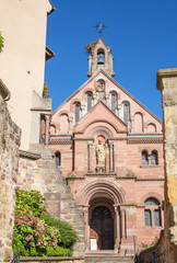 Fototapeta na wymiar Chapelle Saint-Léon IX, Eguisheim, Haut Rhin, Alsace