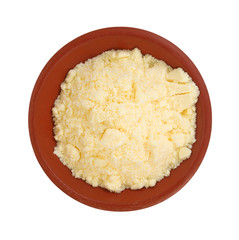 Imitation butter seasoning in a bowl