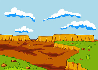 Landscape of the desert