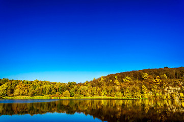 Autumn above the river.