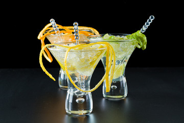 Fresh triple citrus mojito