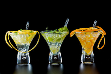 Fresh triple citrus mojito