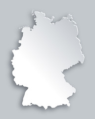 Karte von Deutschland - 71589641