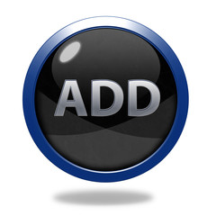 add circular icon on white background