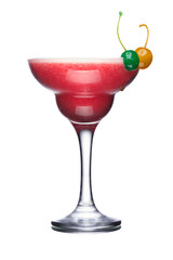 Alcoholic cocktail isolated on white