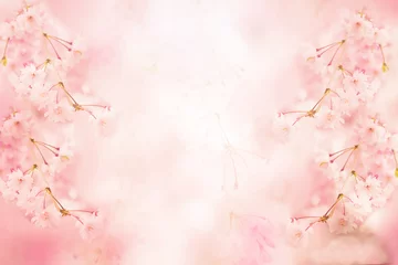 Fotobehang Abstract pink flower background © aaa187