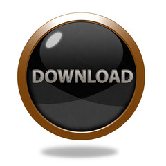 download circular icon on white background