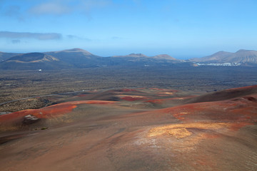 Mountain on Lanzarote, Canarian island Spain
