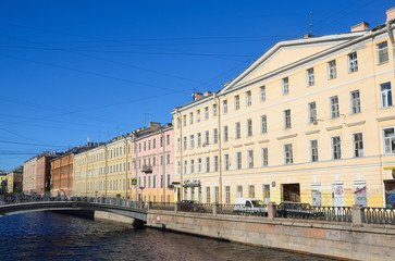 Naklejka na ściany i meble Санкт-Петербург, канал Грибоедова