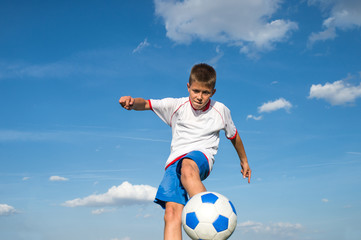 Obraz premium kids soccer