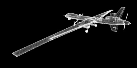 Fototapeta na wymiar Unmanned Aerial Vehicle (UAV)