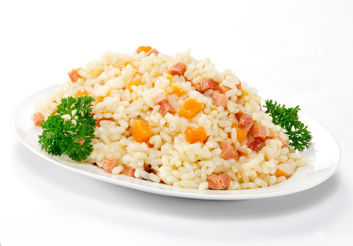 Risotto con melone