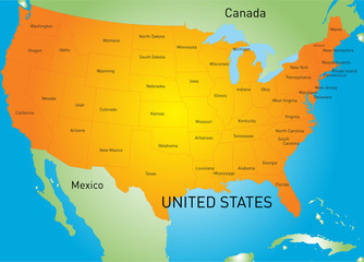 USA map