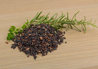 Wild black and brown rice