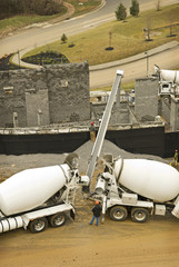 Concrete Being Poured In condo Construction 2