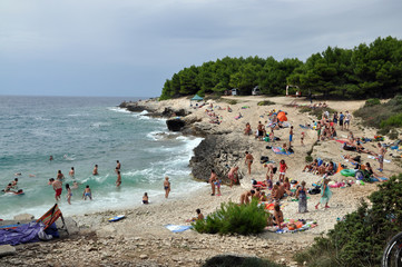 Küste am Kap Kameniak, Istrien