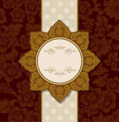 Vector of Thai Ornament Background and Pattern