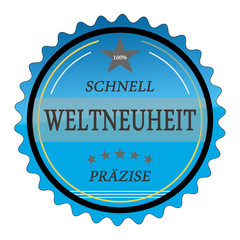 ql80 QualityLabel - Schnell Weltneuheit Präzise - blau g2057