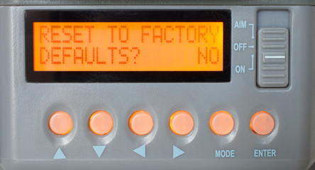 Default settings on a trail camera used for hunting and security around property