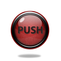 push circular icon on white background