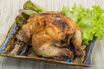 Roasted chicken