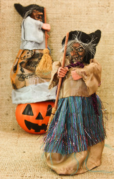 Halloween Witche & Jack Lantern Pumpkin/Halloween trick or treat