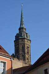 Fototapeta na wymiar Turm des Doms St. Petri in Bautzen