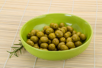 Green olives