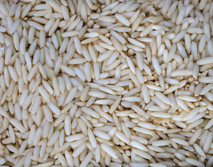 Glutinous rice or sticky rice grain background