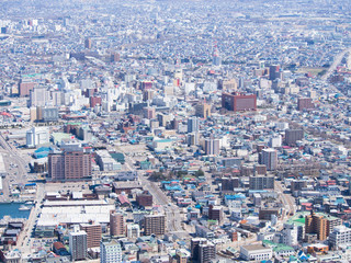 Fototapeta na wymiar View of Hakodate cityscape,Hokkaido, Japan