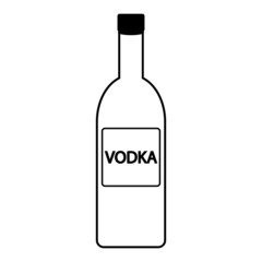 Vodka bottle icon