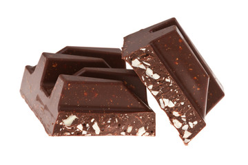 Two pieces of chocolate