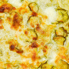 Obraz na płótnie Canvas Courgettes zucchini omelette