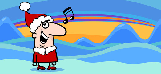 christmas greeting card cartoon