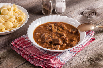 Goulash soup.