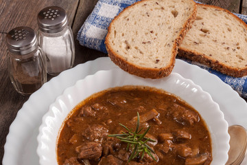 Goulash soup.