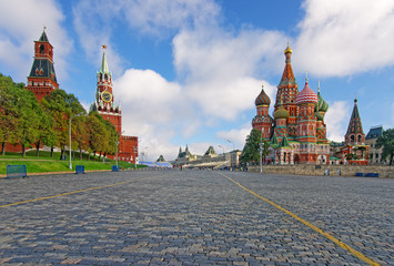 Moscow Kremlin, Red Square and Saint Basil Cathedral
