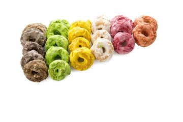 Traditional Italian snack from Puglia, called Taralli with sugar