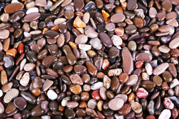 Sea stones as background