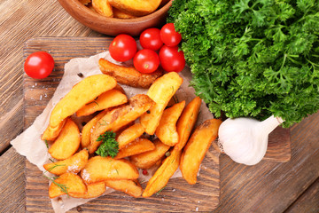 Homemade fried potato
