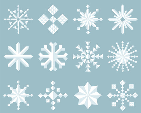 Snowflake Icon Set