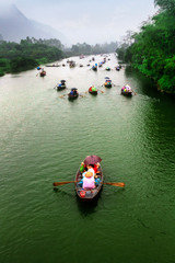 Obraz premium HUONG Pagoda Festival