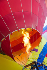 Fototapeta premium Hot Air Balloon Flame