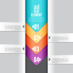 Downward Arrow Infographic