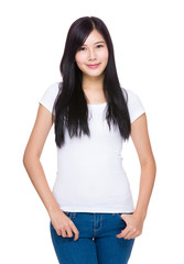 Obraz premium Asian young woman portrait