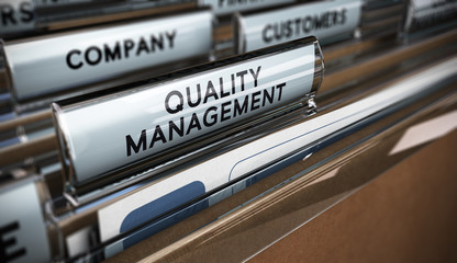 Quality Management System - obrazy, fototapety, plakaty