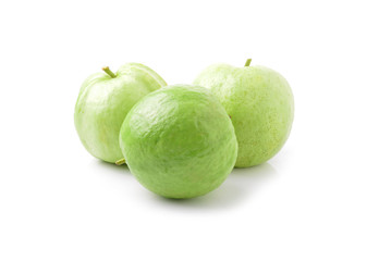 guavas  on white background